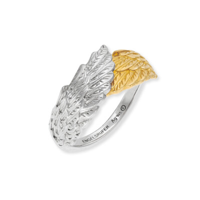Engelsrufer Damen Ring ERR-WINGS-BIG 925/000 Sterling Silber bicolor
