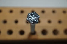 Vintage Rare Leather Carving 6-Point Star Geometric Stamp Tool G526 Craftool USA