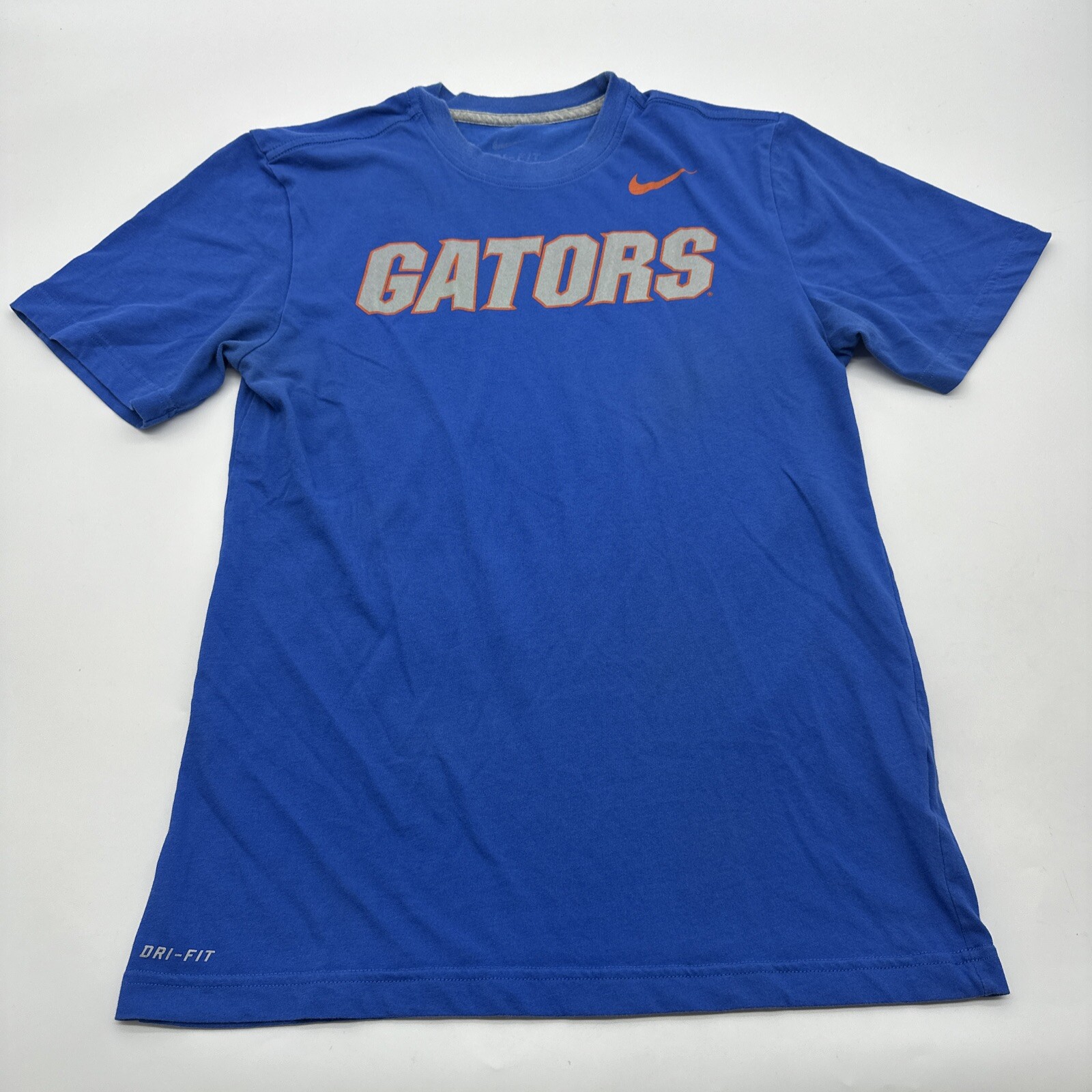 Nike Dri Fit Florida Gators T-Shirt Men Small Graphic Print Blue ..#16770