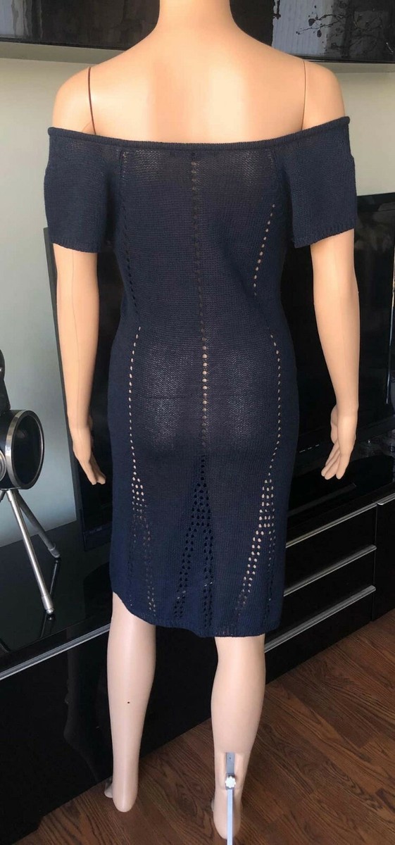 Tom Ford for Gucci S/S 1995 Vintage Lace Up Off Shoulder