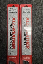 2016 - 2023 Tacoma Front Wiper Blade Set  1H 1F