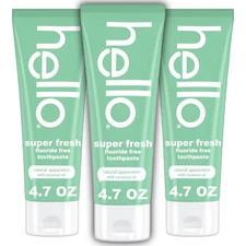 Super Fresh Fluoride Free Toothpaste, Toothpaste for Bad Breath, Helps Remove...