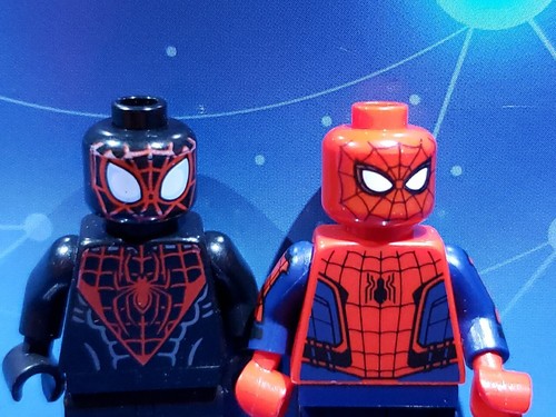 Lego Spiderman Minifigure Lot Variants Marvel Miles Morales Sh0190 Sh0420 Sh0115 - Picture 15 of 15