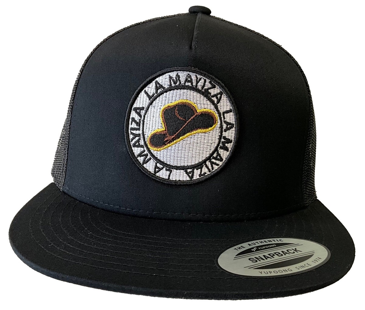 EL MAYO ZAMBADA HAT EL CHAPO GUZMÁN HAT BLACK MESH MEXICO LOGO