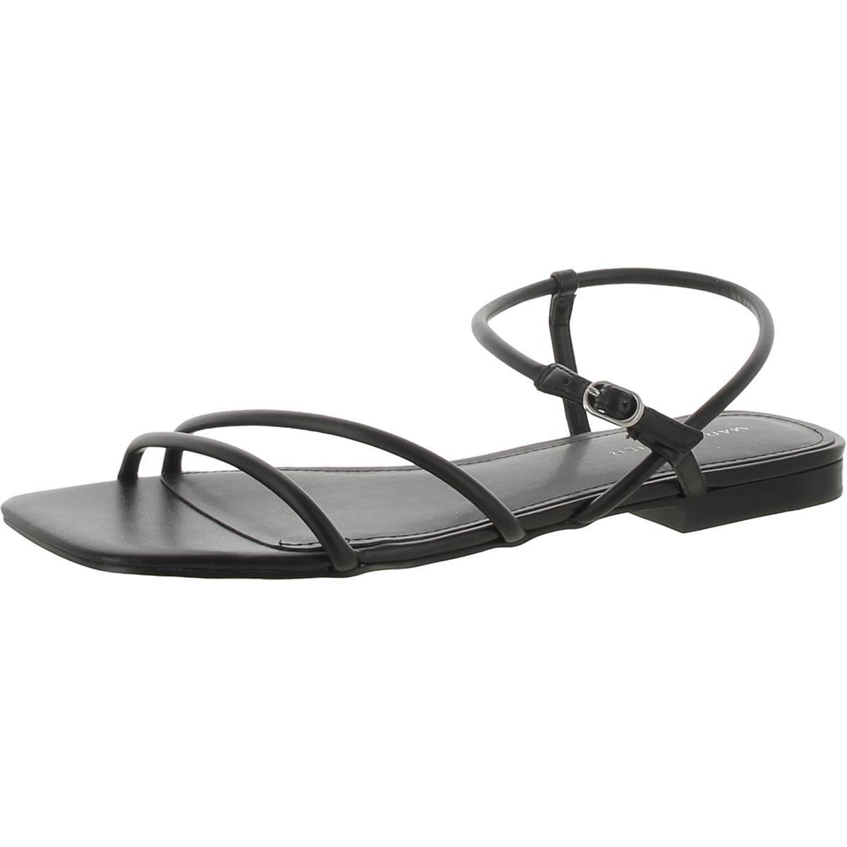 Женские босоножки Marc Fisher Mikal черного цвета на ремешках, размер 8,5 средний (B,M), BHFO 5980