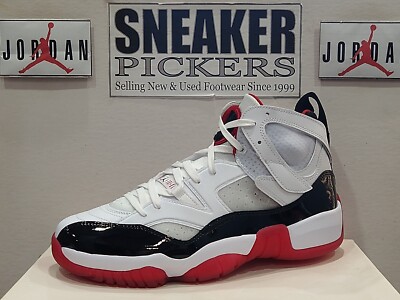 Jordan Jumpman Two Trey - BRED - Size: 10 - DO1925 106 - White / Black - Red NEW