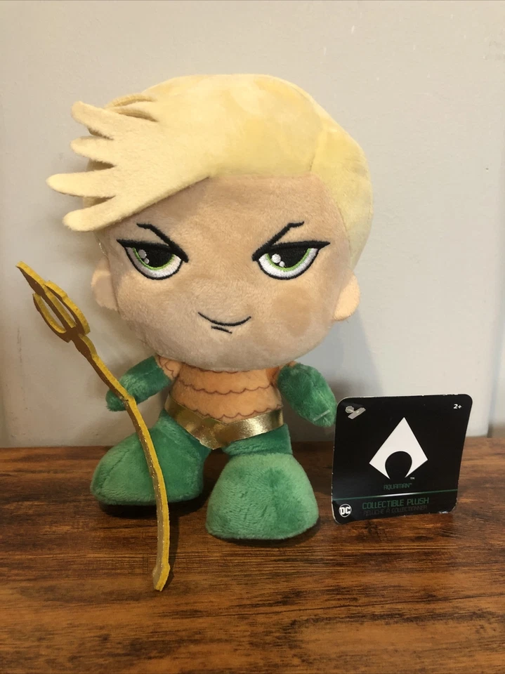 Nueva figura de juguete de peluche coleccionable de Superman y Aquaman de 7" de DC Comics envío gratuito Foto 3 de 4