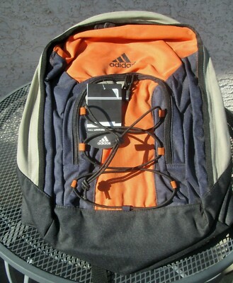 adidas orange backpack