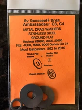 Smooth Drag Abu 4000, 5000, 6000 Ambassadeur C3 C4 Stainless Steel Washers