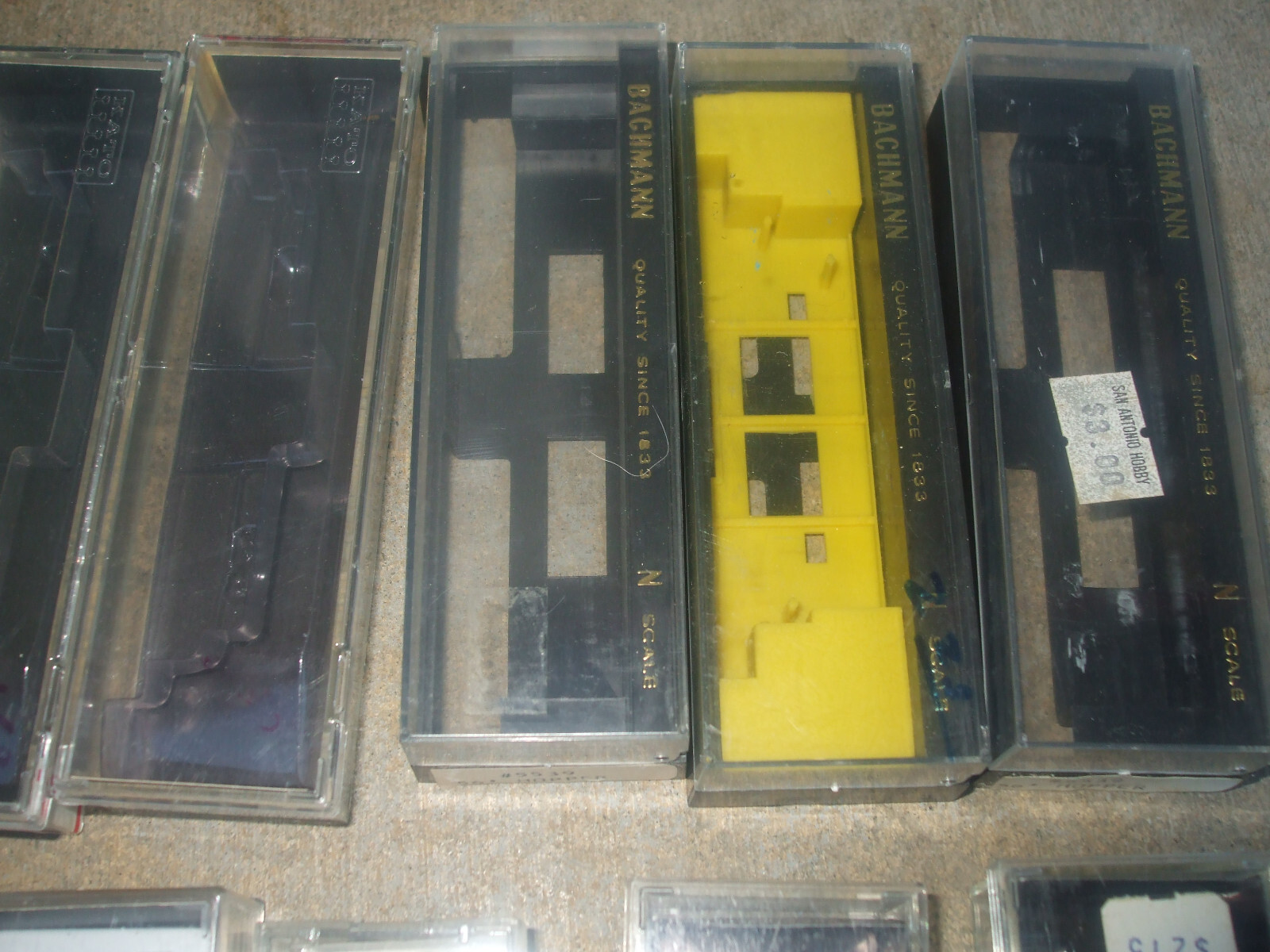 N Scale lot of 15 KATO Atlas ConCor Bachman model train rail car jewel