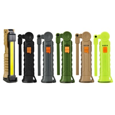 High Power LED Flashlights Work Light with Base for HandsFree Operation