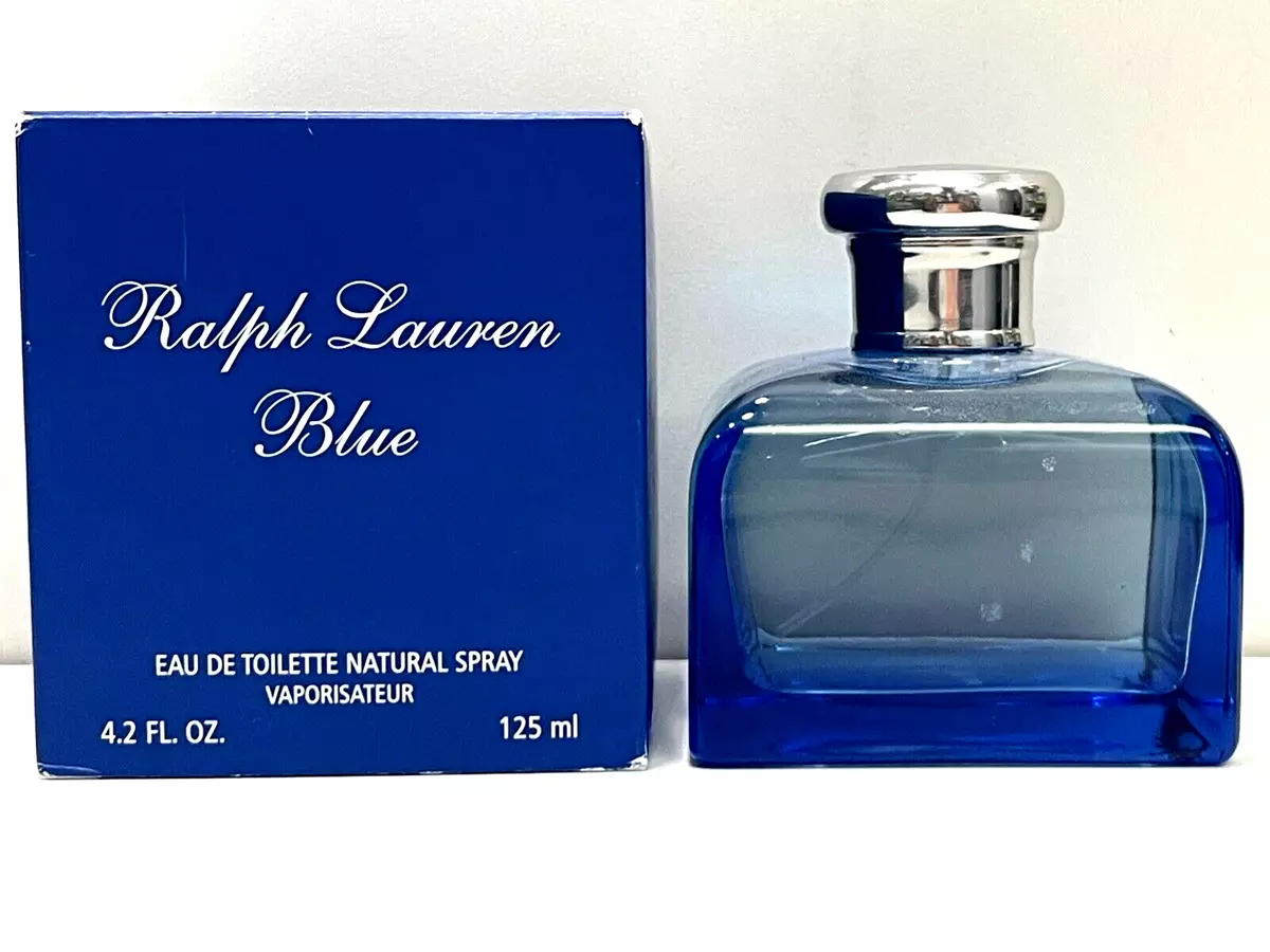 Ralph Lauren Blue Women Perfume EDT Spray 4.2 oz / 125 ml NIOB as Pic