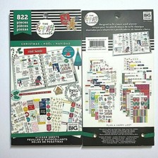 The Happy Planner RARE CHRISTMAS Sticker Book 822 pcs NEW Free Shipping