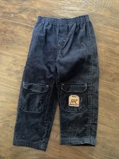 Disney Navy Corduroy Pants Mickey’s Fort Wilderness Size 3T D2-001