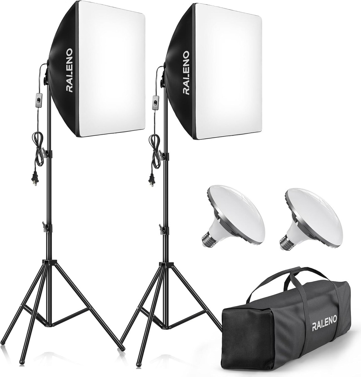 Continuous Lighting Softbox Studio Kit Photography Light Stand