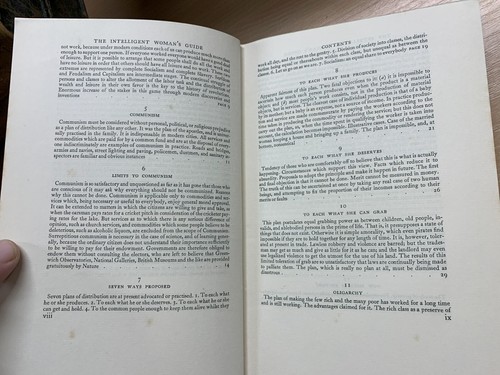 1928 Bernard Shaw " Intelligent Femmes Guide To Socialisme & Capitalism " Book - Bild 8 von 17