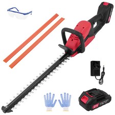 Electric Cordless Hedge Trimmer Tree Branch Cutter Tool with Battery & Charger