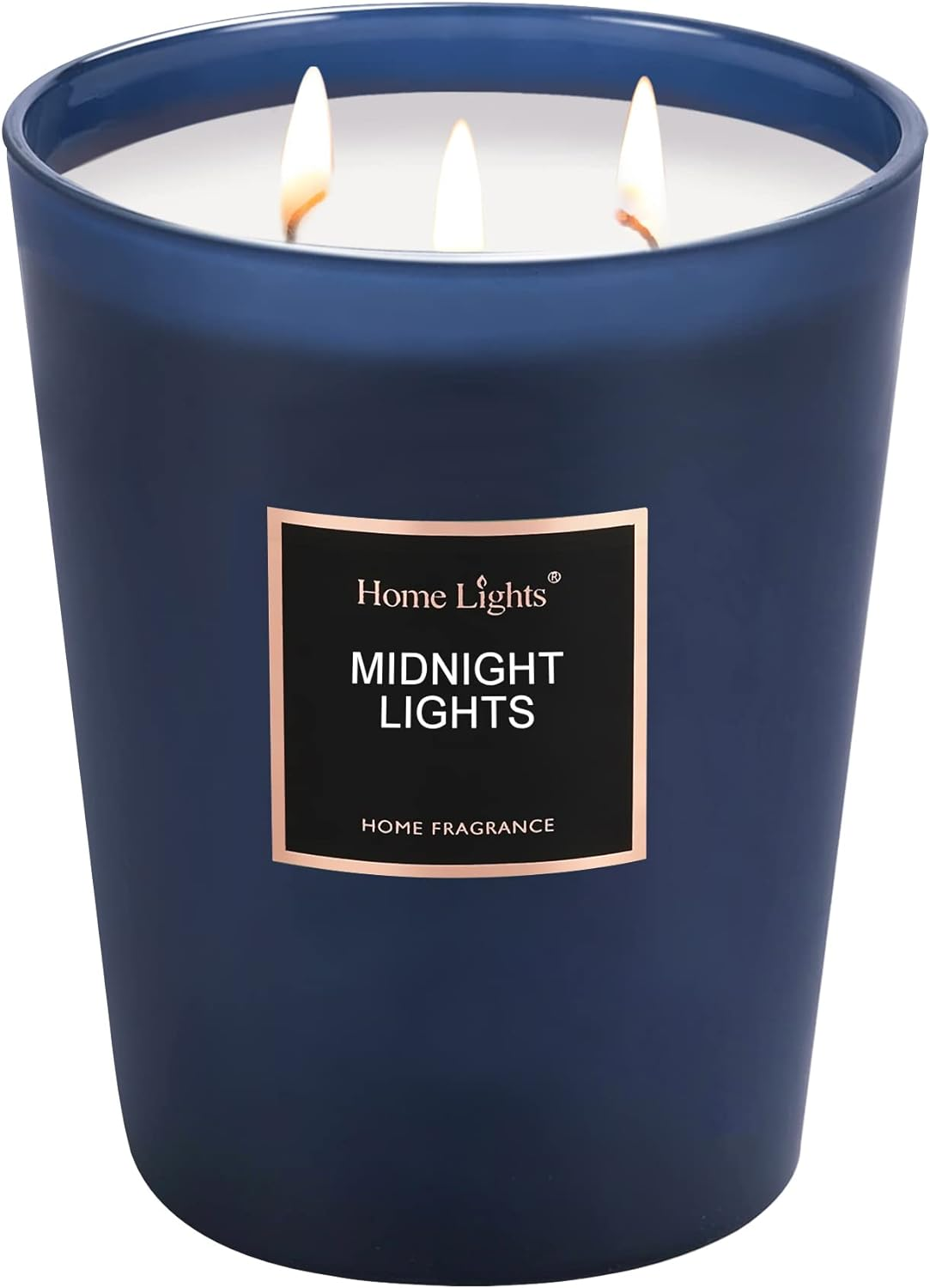 Homelights 33.3 Oz Highly Scented Soy Candles with 3 Cotton Wicks Smoke-Free
