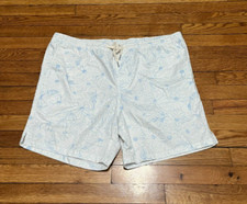 Lands' End Men's Board Shorts Floral Print Bathing Suit Bottoms Swim Trunks XL