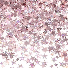 60g Star Confetti Glitter Table Confetti Metallic Foil Stars for Party Weddin...