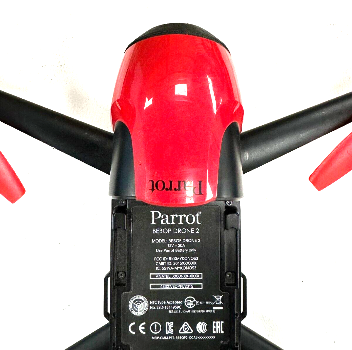 Parrot Bebop 2 Power Drone With Battery - Red | eBay