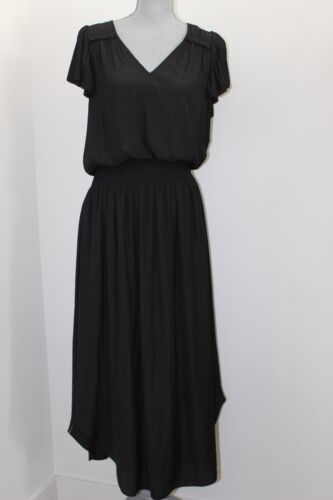 NWT Ramy Brook Black Yassi Midi High Low Dress S $465 - Picture 1 of 7