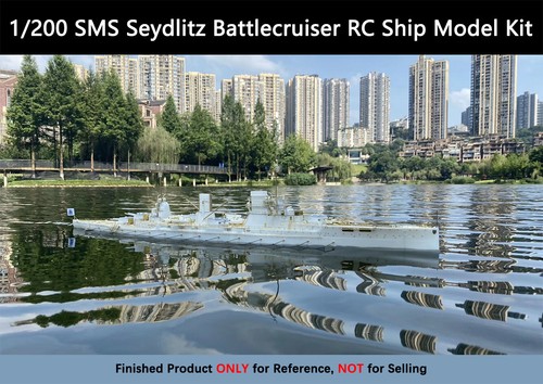 1/200 SMS Seydlitz Battlecruiser RC Ship Model Kit with Detail Upgrade Set CY514 - Picture 12 of 12