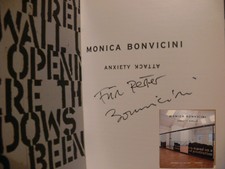 Monica Bonvicini Catalogo Firmato Libro Firma Originale Firma Autografo
