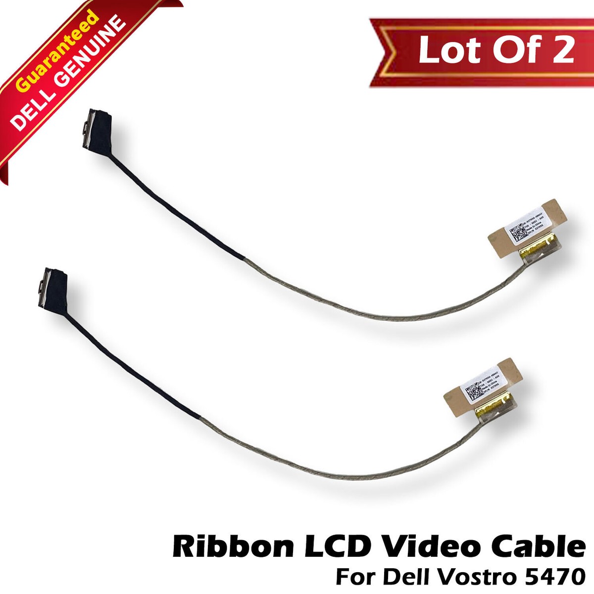 Lot x 2 New Dell OEM Vostro 5460 5470 5480 Ribbon LCD Video Cable