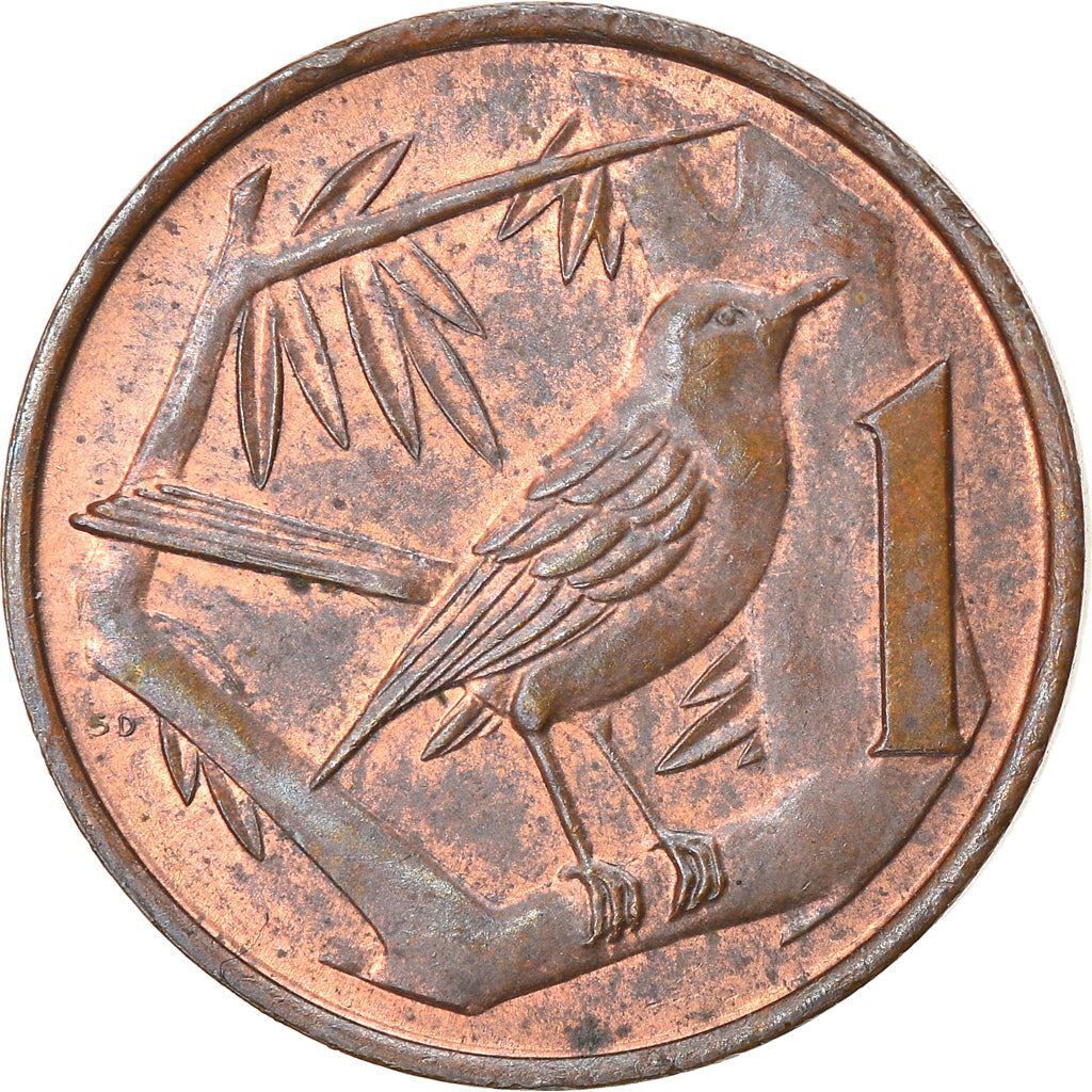 Cayman Islands | 1 Cent Coin | Grand Cayman Thrush | Elizabeth II