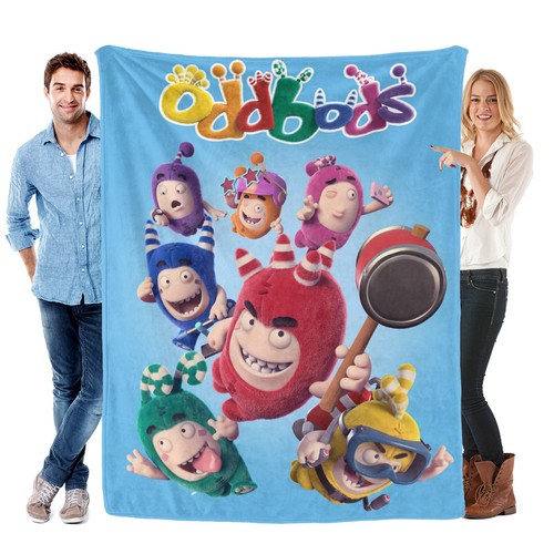 Oddbods Blanket Soft Bed Sofa Throw Cozy Lightweight Birthday Gift - Picture 15 of 15