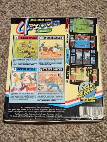 Colección de juegos vintage ZX Spectrum - 4 simuladores de fútbol - Imagen 2 de 7