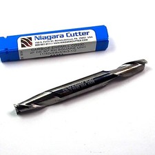 NIAGARA Carbide Square Double End Mill 11/32" 2FL 3/4" x 3-1/2" 85382