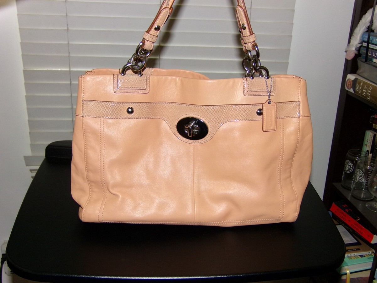 バッグ Coach Penelope Demi Pouch Turn Lock Bag Coach Penelope Demi Leather Turn Lock Bag Black Vintage