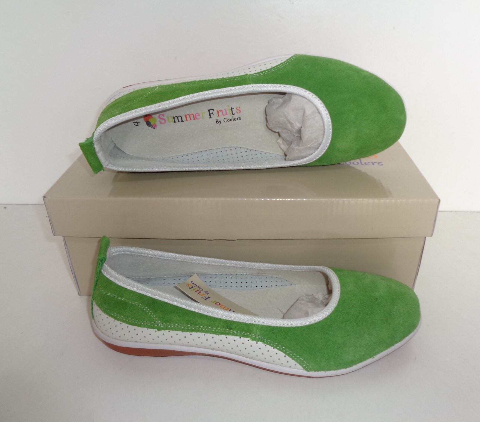 Coolers Ladies Leather New Slip On Womens Casual Flats Pumps Shoes UK