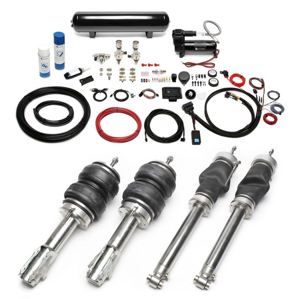 TA Technix Luftfahrwerk Airmanagement VW Golf I + Cabrio Jetta 19L Tank Schwarz-image