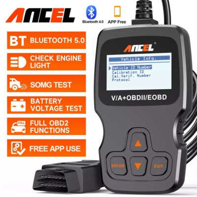 ANCEL AD310 BT Bluetooth Auto OBD2 Scanner Diagnose Code Reader Batterie Test