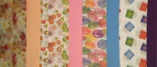 All Occasion Tissue Paper 4 Solid Colors + 4 Prints  20x30 96 sheets gift wrap