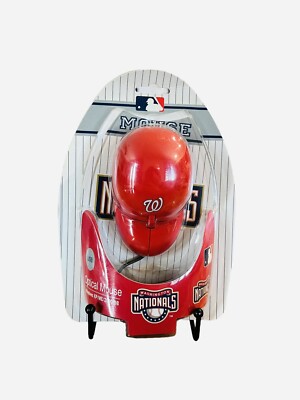 Washington Nationals Sealed Optical Mouse USB MLB Baseball Helmet NIB 2005 New