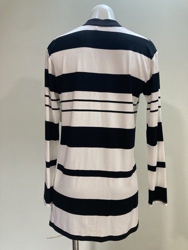Mela Purdie/ Striped Top/ NWT/ size 8 or XS/ Viscose mix fabric/ Black & White - Picture 2 of 11
