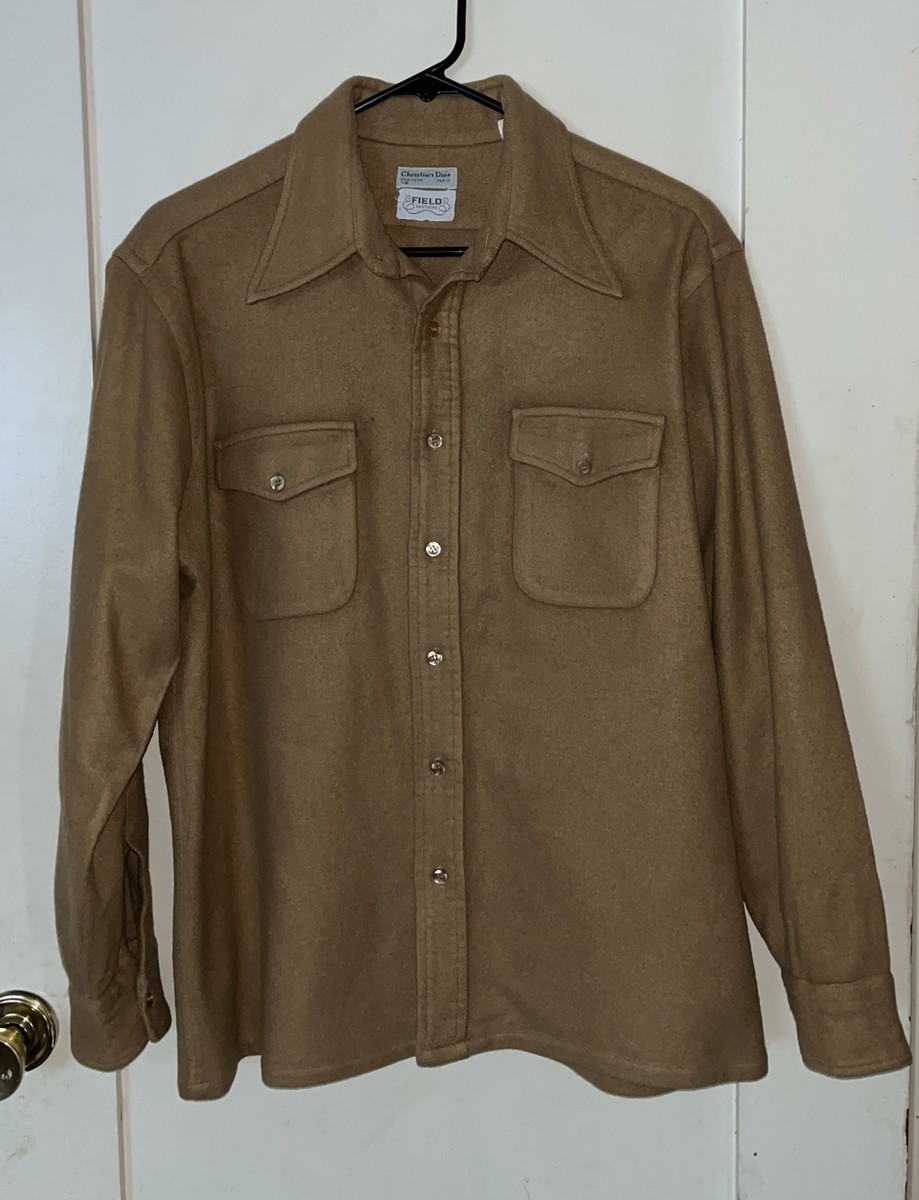 Vintage Christian Dior Field Brother Cashmere L/S Button-Up
