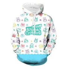 Cute Animal Crossing Horizons Island Hoodie Sweater Sweatshirt Pullover Jacket