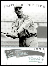 2014 Panini Classics #53 George Kelly Timeless Tributes Silver #/149
