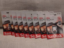 Sandisk SDHC Ultra C10 16GB SDSDUNS-016G-GN3IN, Lot of 9