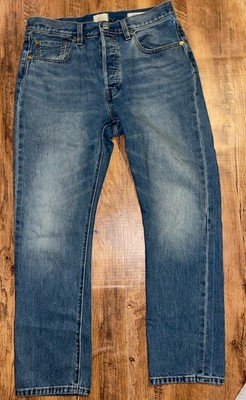 VTG Levi's Premium 501 Selvedge Big E Denim Jeans Men's 31x30 Button Fly