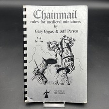TSR Rules Chainmail Rules for Medieval Miniatures 3rd Ed, 7th Printing, 1979 