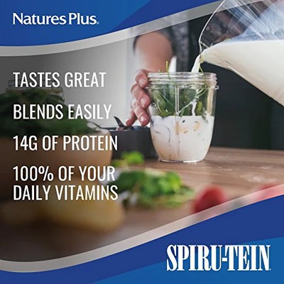 Natures Plus SPIRU-TEIN Plant-Based Protein Shake Nature's Plus