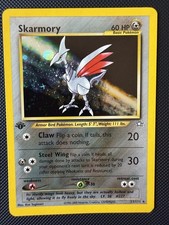 Pokémon Neo Genesis 1st Edition Skarmory #13/111 Holo Rare Card on eBay