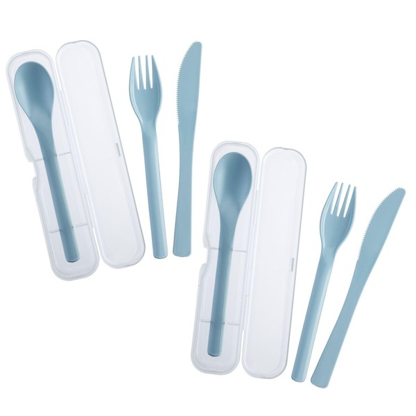 Besteck-Set 3-Teilig Westmark, Messer Gabel LöFfel, Camping, Box, Edelstahl-image
