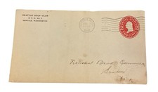 Seattle Golf Club Seattle Washington 1916 Letterhead Envelope Front ED
